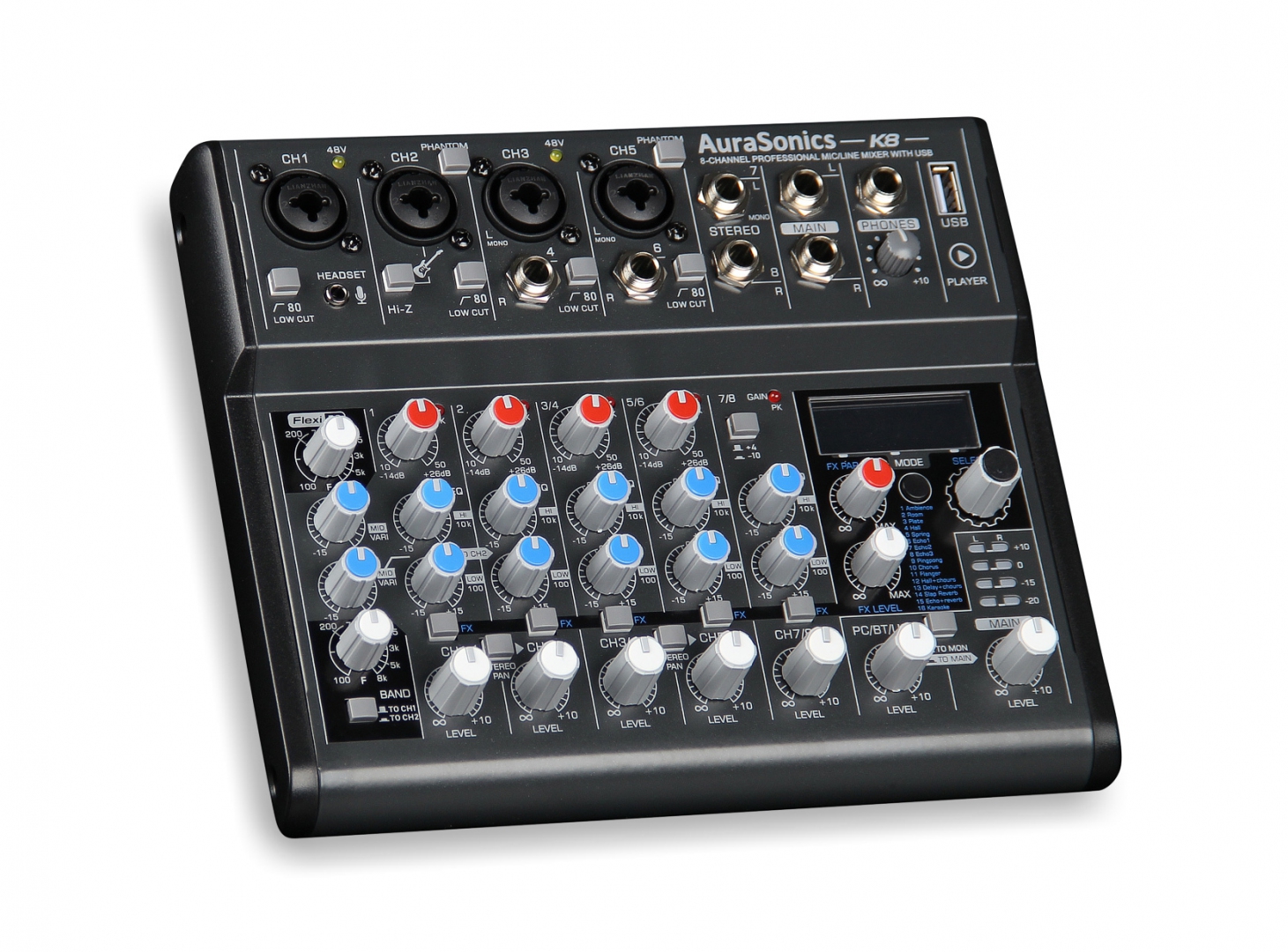 AuraSonics K8 компактный микшерный пульт в Боре