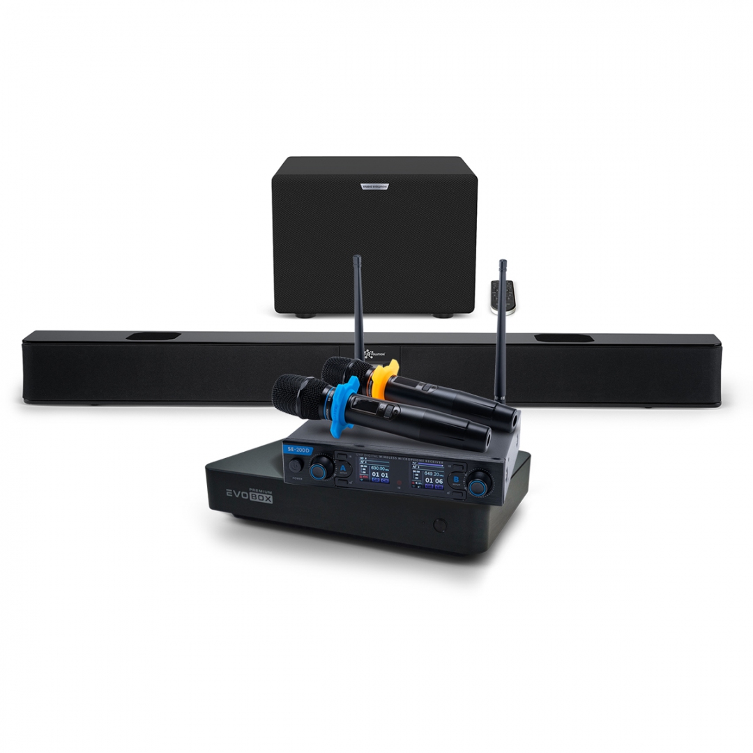 Hi-End караоке-система EVOBOX Premium + EvoSoundBar (саундбар с караоке) в Боре