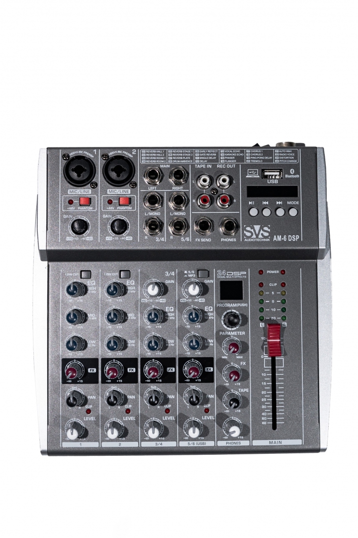 SVS Audiotechnik mixers AM-6 DSP Микшерный пульт аналоговый, 6-канальный SVS Audiotechnik mixers в Боре