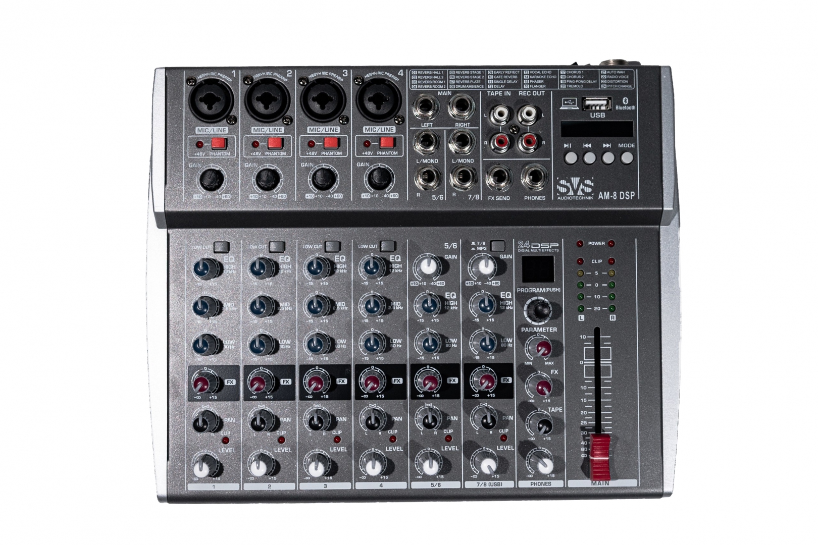 SVS Audiotechnik mixers AM-8 DSP Микшерный пульт аналоговый, 8-канальный в Боре